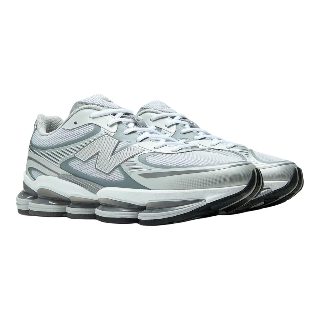 New Balance ABZORB 2000 Unisex Mesh Lifestyle Running Sneakers – White/Steel
