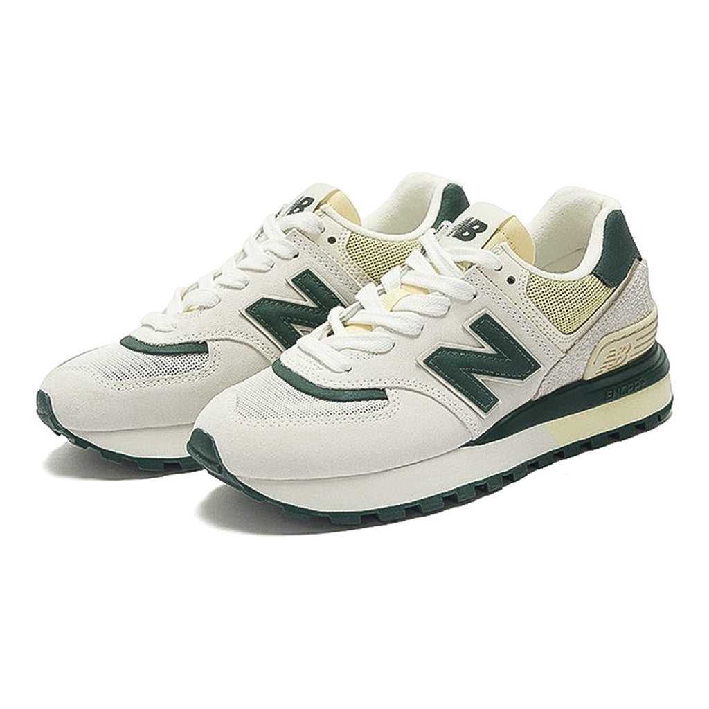 New Balance 574 Legacy Unisex Running Shoes - Grey/Green