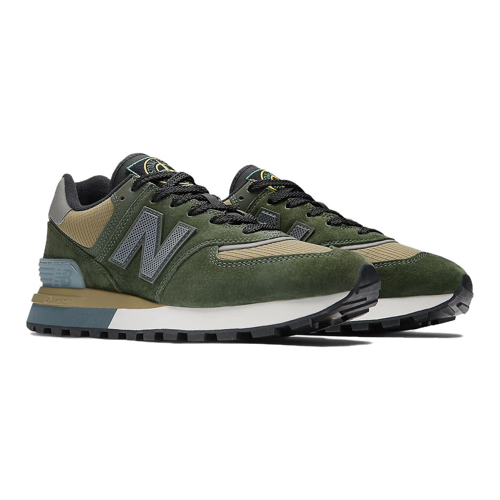 Stone Island x New Balance 574 Unisex Sneakers - Green