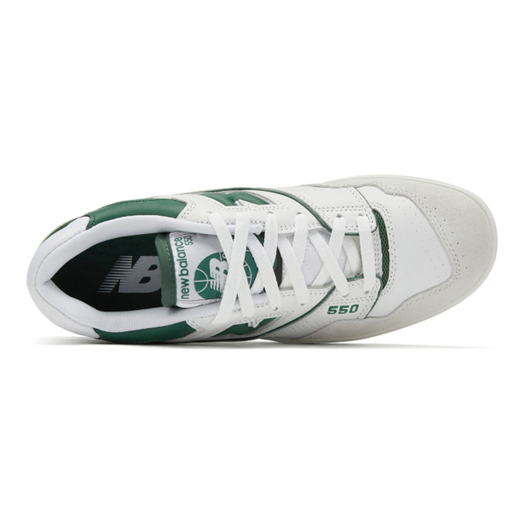 New Balance 550 Premium Pack Unisex Basketball Shoes - White/Green