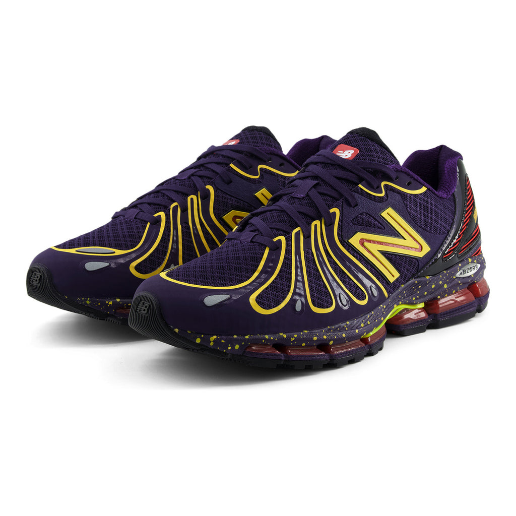 New Balance 1890 Butterfly Unisex Mesh Lifestyle Running Sneakers – Deep Purple/Yellow