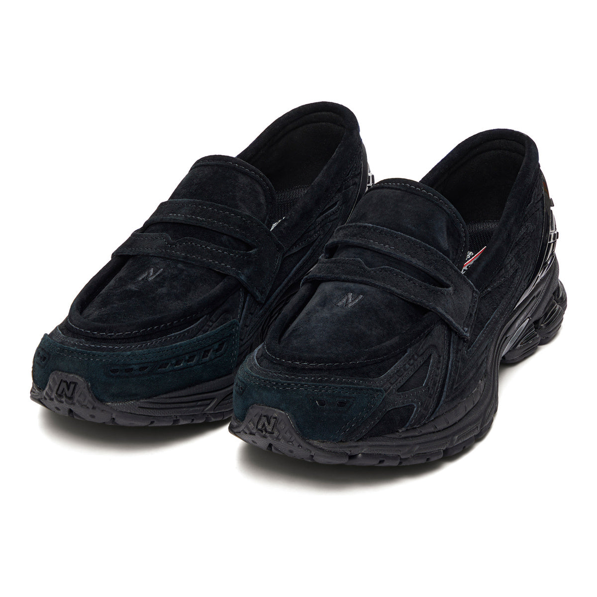 New Balance 1906L Unisex Suede Loafers - Black
