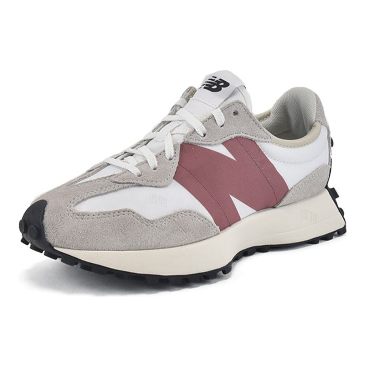 New Balance 327 Unisex Suede Lifestyle Sneakers – Grey/Rose