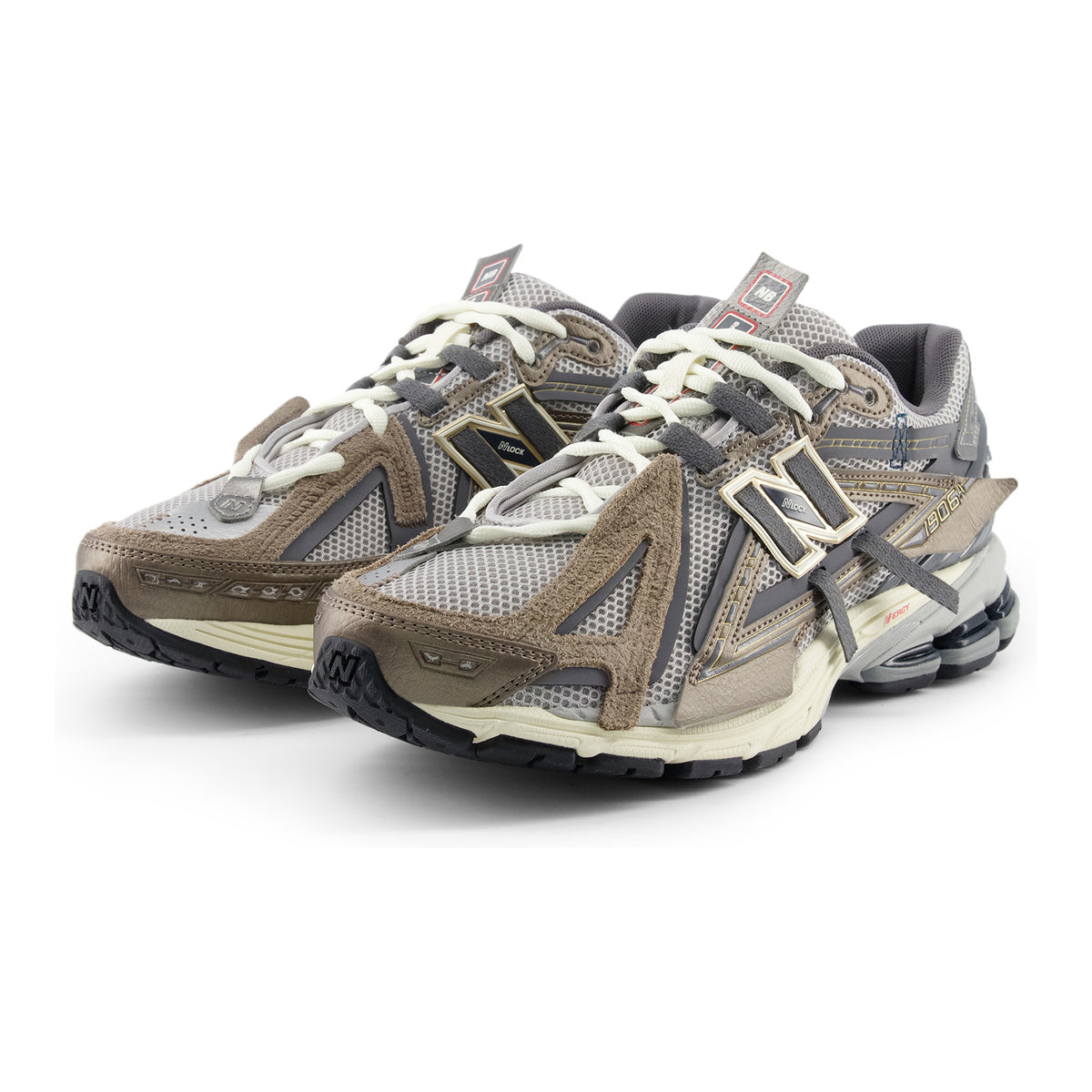 New Balance 1906A Unisex Mesh Lifestyle Running Sneakers – Grey/Taupe