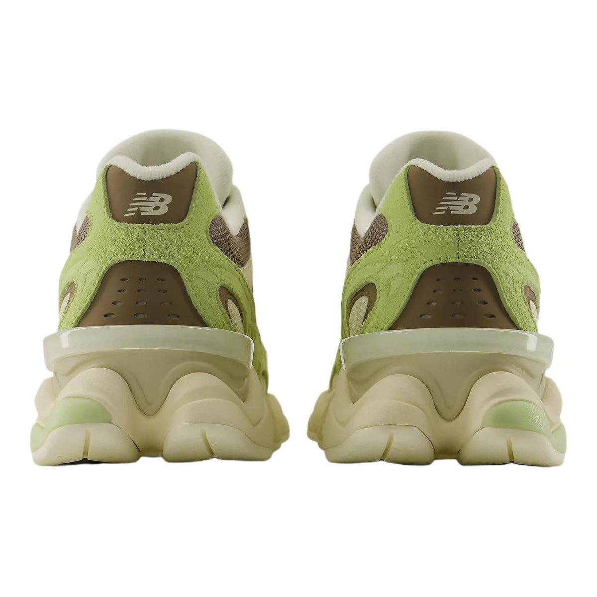 New Balance 9060R Unisex Running Shoes - Beige/Green