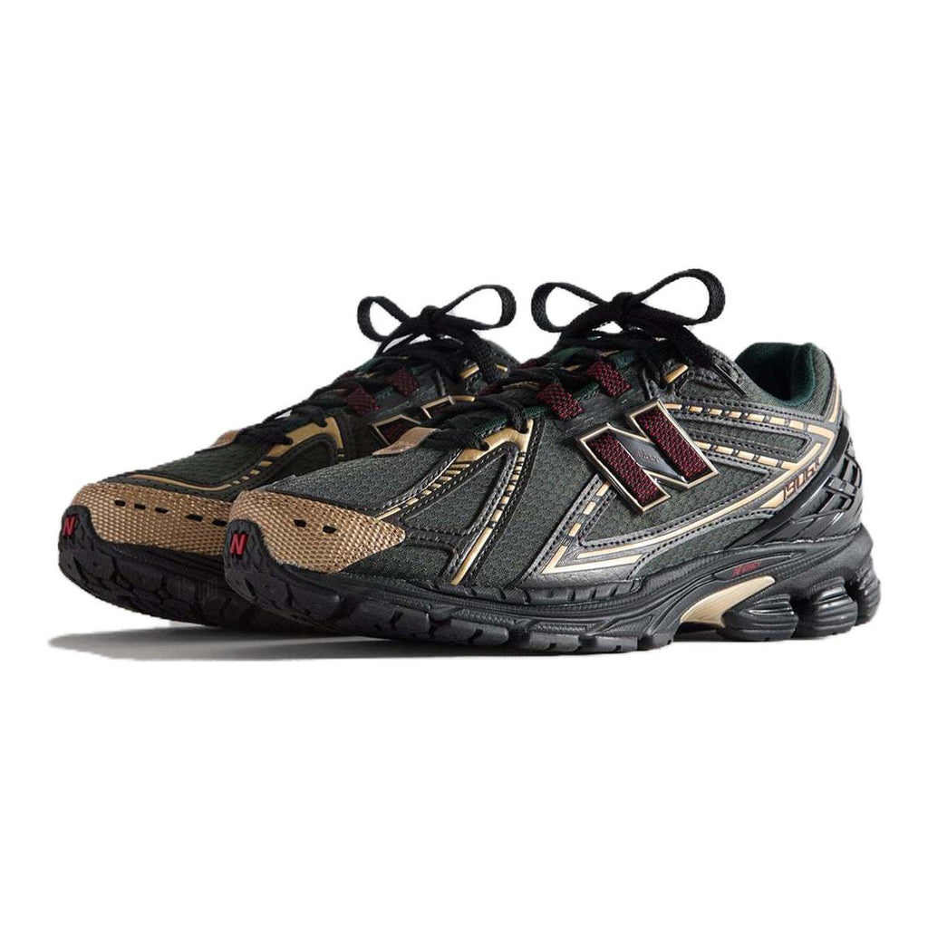 Kith x New Balance 1906R Unisex Mesh Lifestyle Running Sneakers – Black/Gold