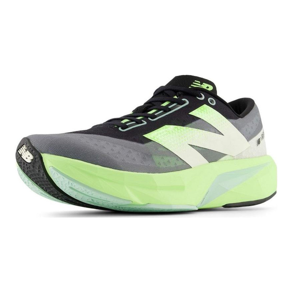 New Balance FuelCell Rebel v4 Unisex Lightweight Running Shoes – Grey/Lime