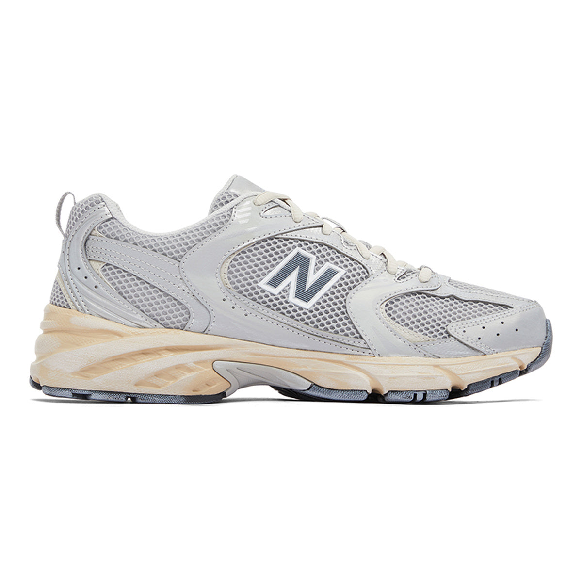 New Balance 530 Unisex Distressed Retro Running Shoes – Silver