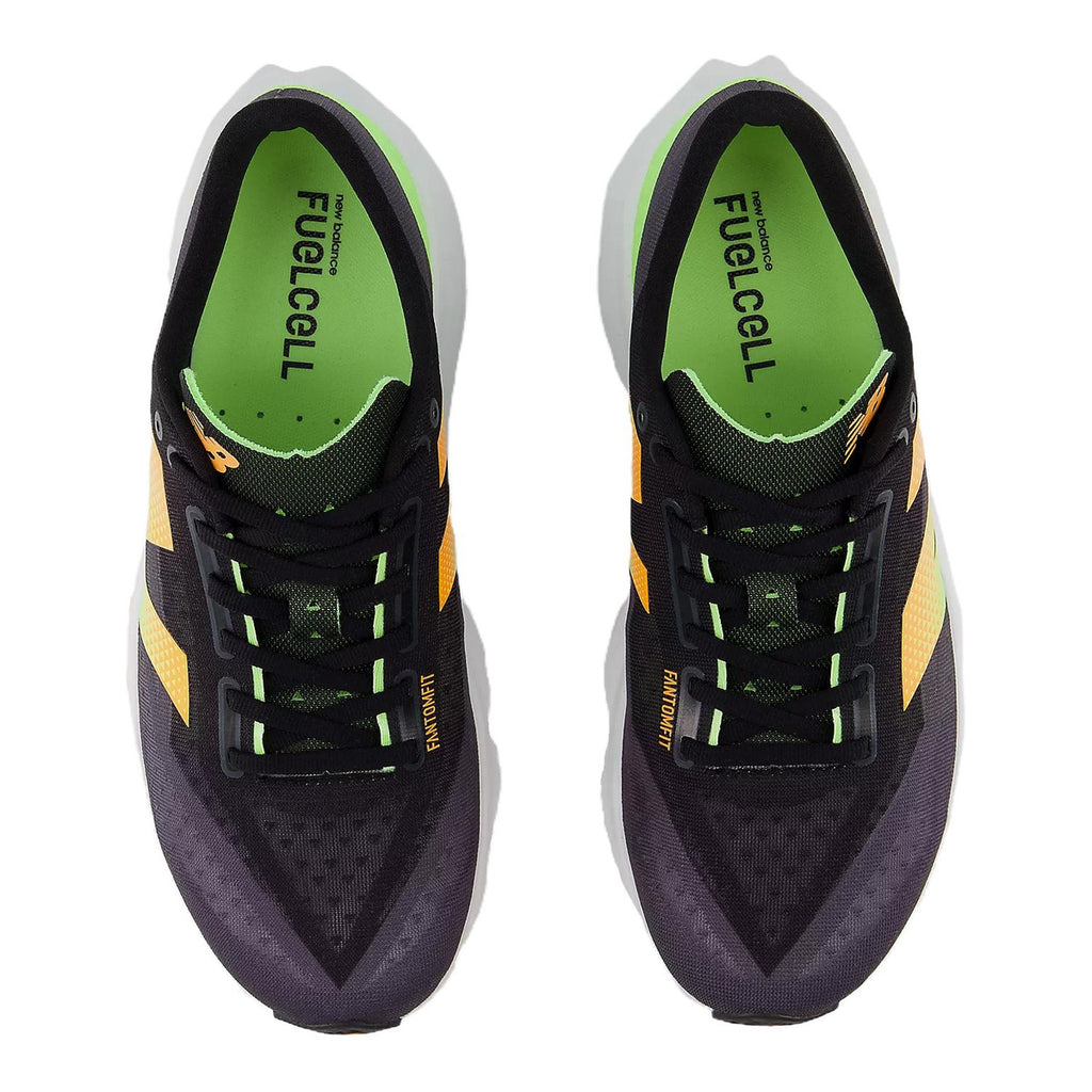 New Balance FuelCell Rebel v4 Unisex Lightweight Running Shoes – Black/Neon Citrus