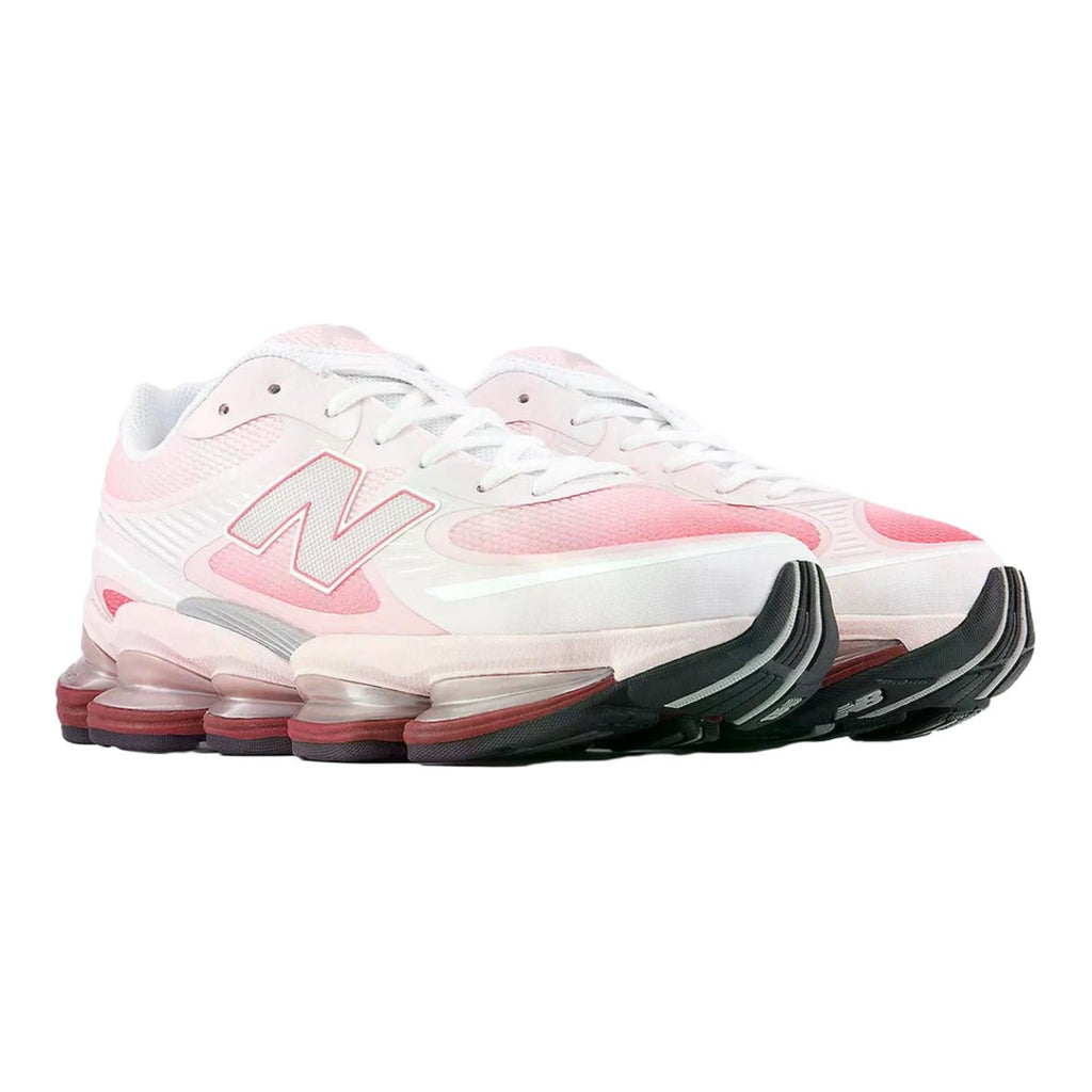 New Balance ABZORB 2000 Unisex Mesh Lifestyle Running Sneakers – White/Blossom Pink