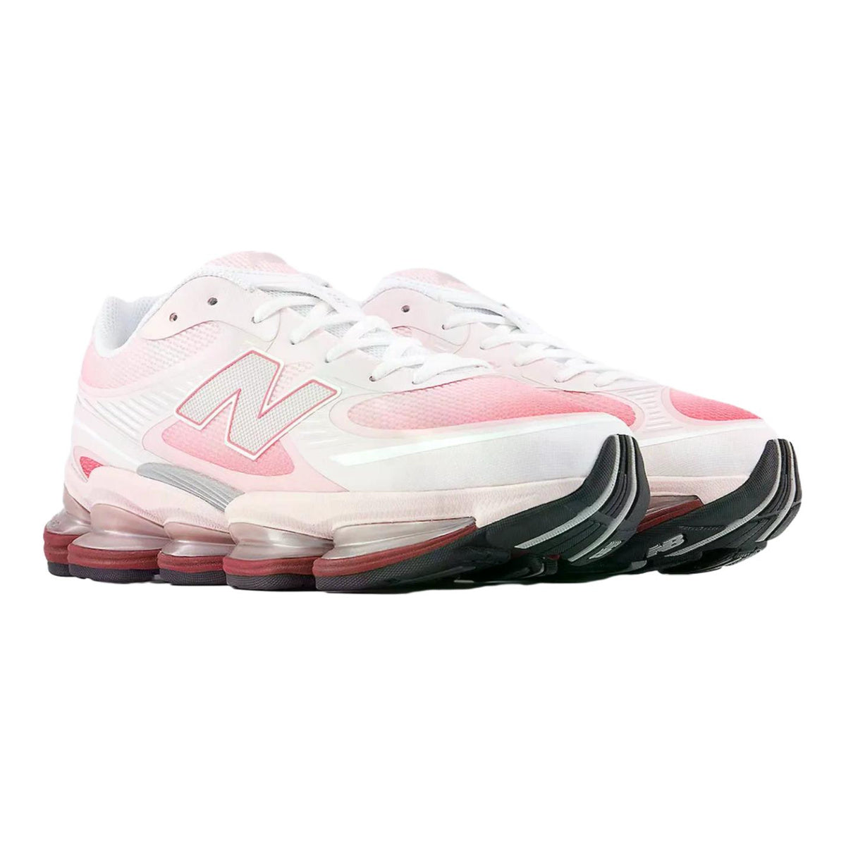 New Balance ABZORB 2000 Unisex Mesh Lifestyle Running Sneakers – White/Blossom Pink