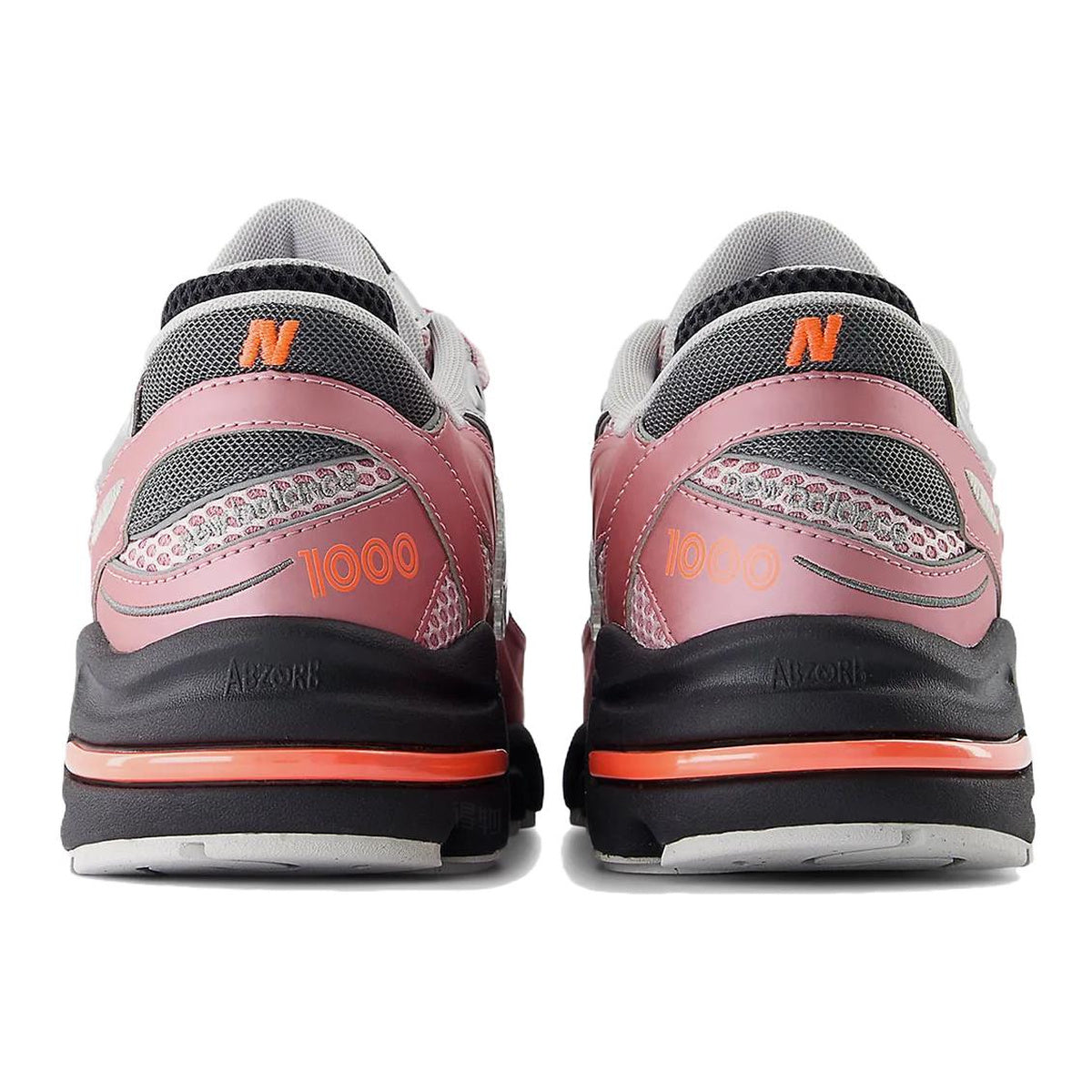New Balance 1000 Unisex Leather Lifestyle Sneakers – Rose Pink/Silver/Coral