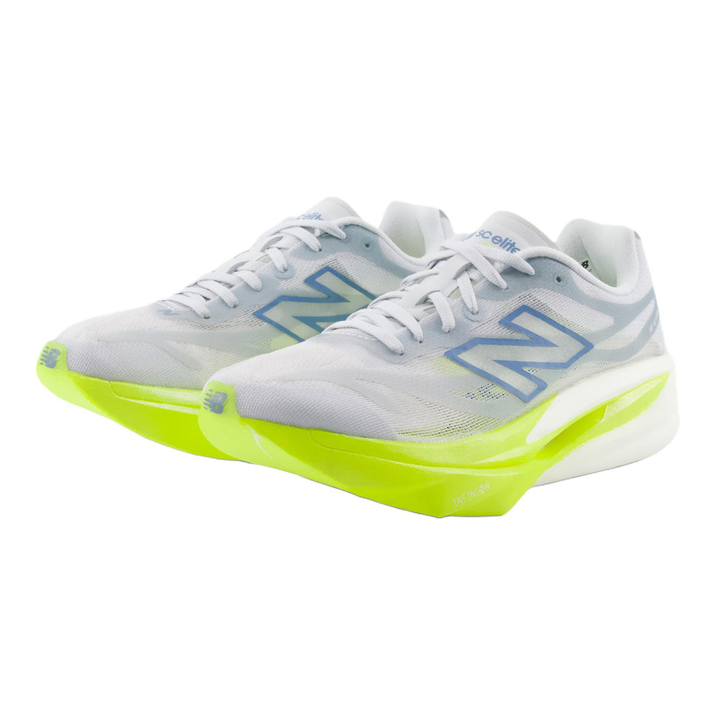New Balance FuelCell SuperComp Elite v6 Carbon Running Shoes - Light Grey/Yellow