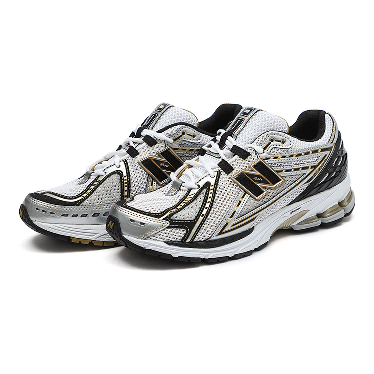 New Balance 1906R Unisex Mesh Lifestyle Running Sneakers – White/Black/Gold