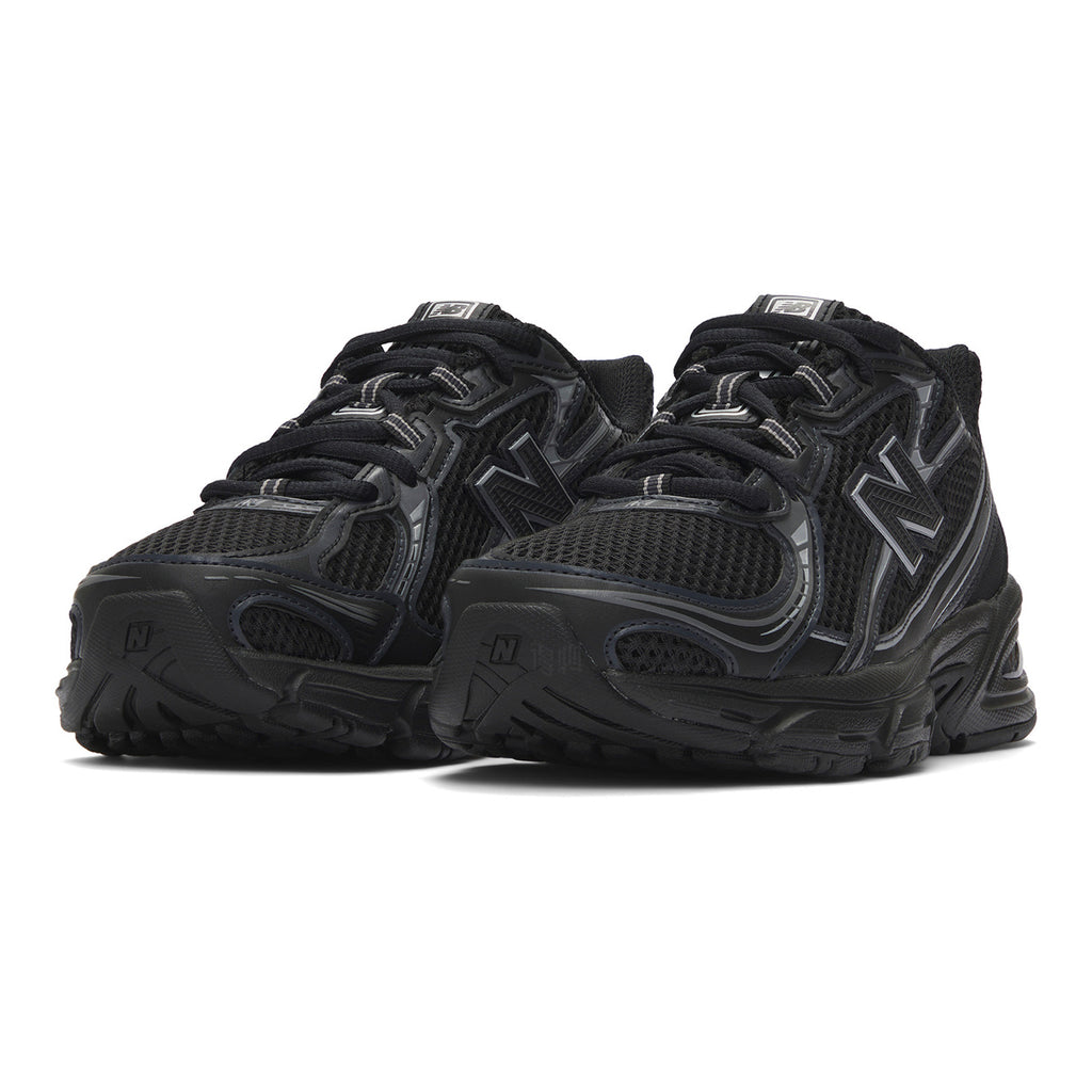 New Balance 740v2 Unisex Mesh Running Shoes – Triple Black/Silver