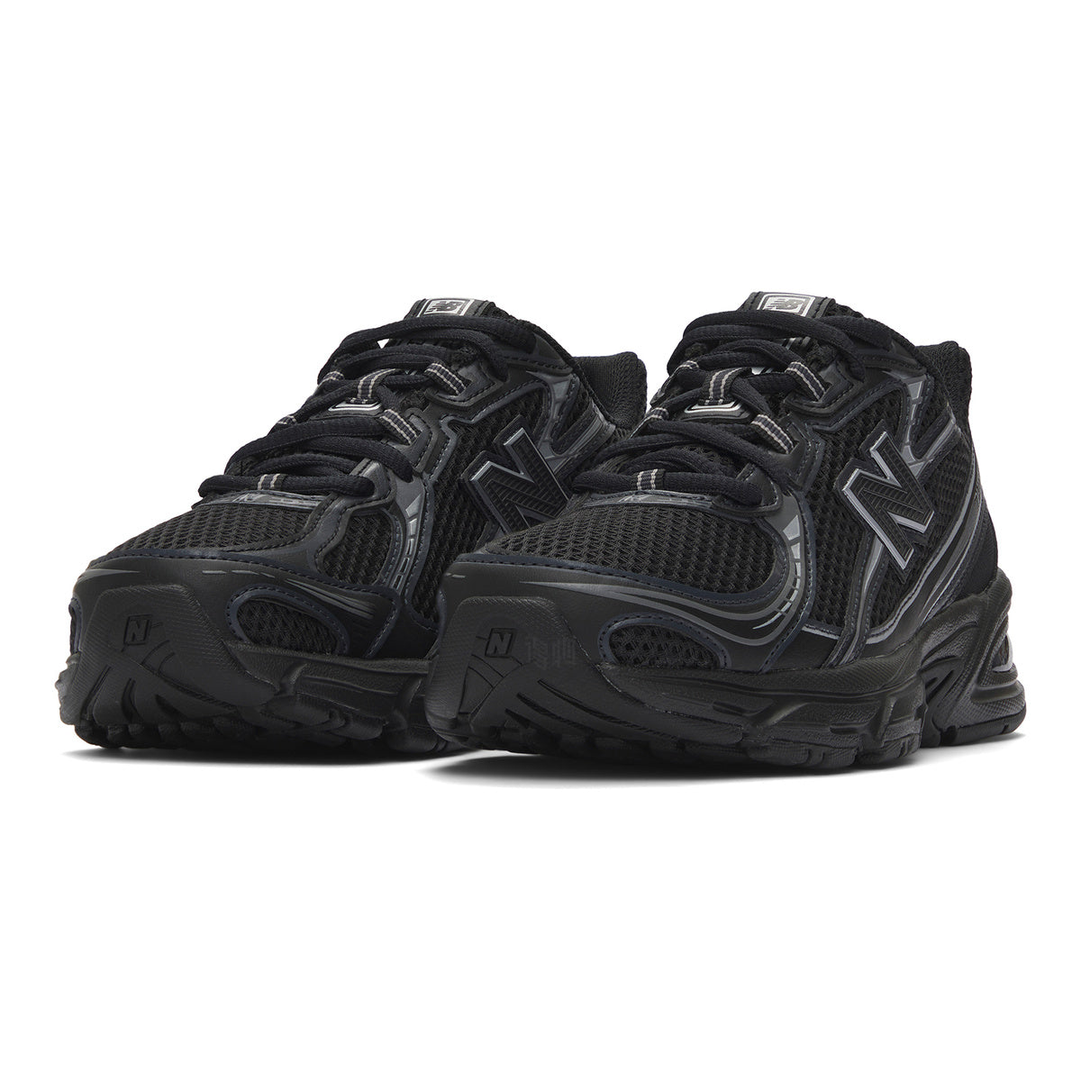 New Balance 740v2 Unisex Mesh Running Shoes – Triple Black/Silver