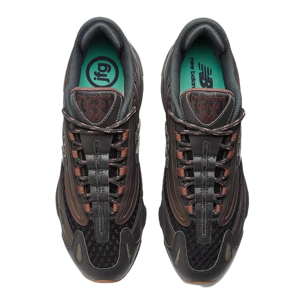 JOE FRESHGOODS x New Balance 1000 Men's Running Shoes - Red/Brown
