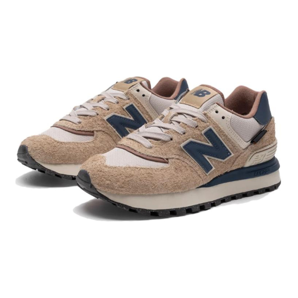New Balance 574 Unisex Lifestyle Sneakers - Cream/Blue