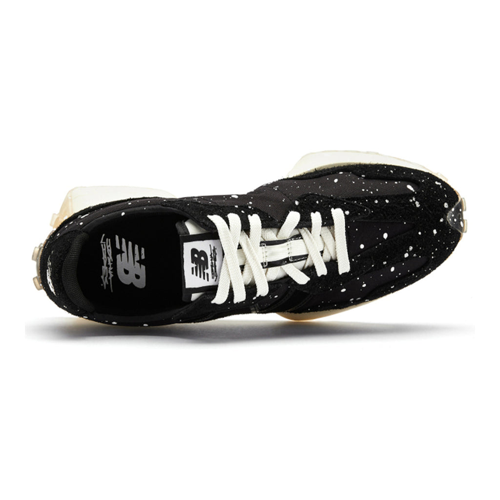 Joshua Vides x New Balance 327 Unisex Suede Lifestyle Sneakers – Black/White