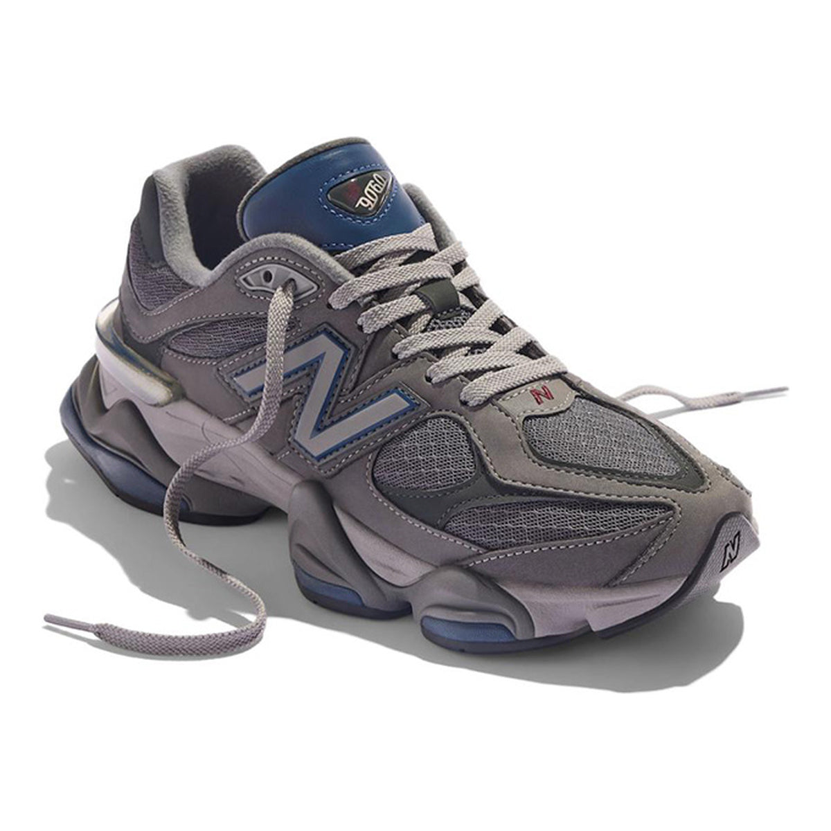 New Balance 9060 Unisex Chunky Suede Lifestyle Sneakers – Charcoal/Navy