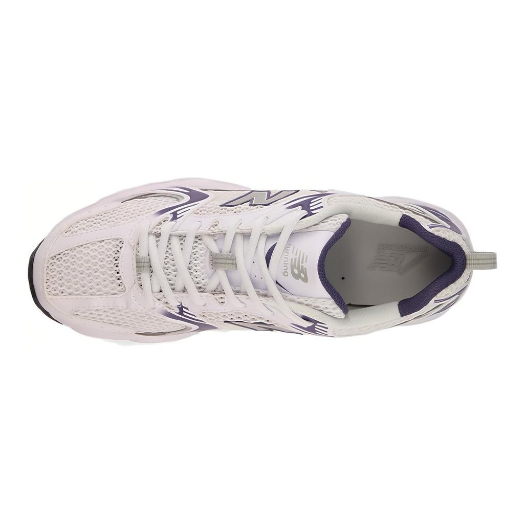 New Balance 530 Unisex Mid-Top Retro Lifestyle Sneakers – White/Grey