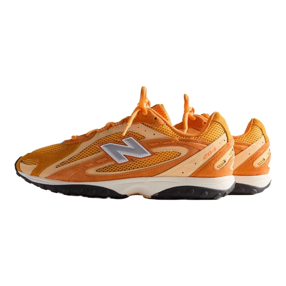 Kith x New Balance 204L Unisex Mesh Lifestyle Sneakers – Apricot/Marigold