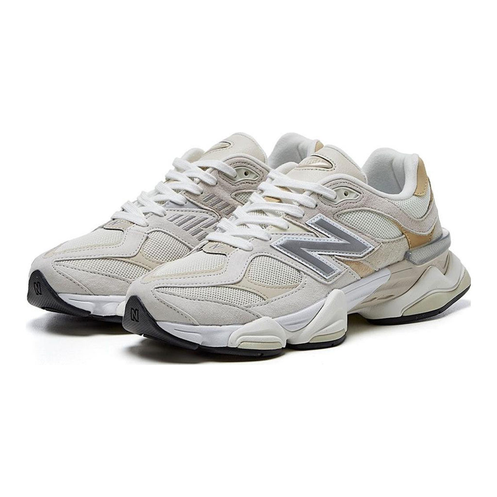 New Balance 9060 Unisex Chunky Suede Lifestyle Sneakers – Off White/Sand