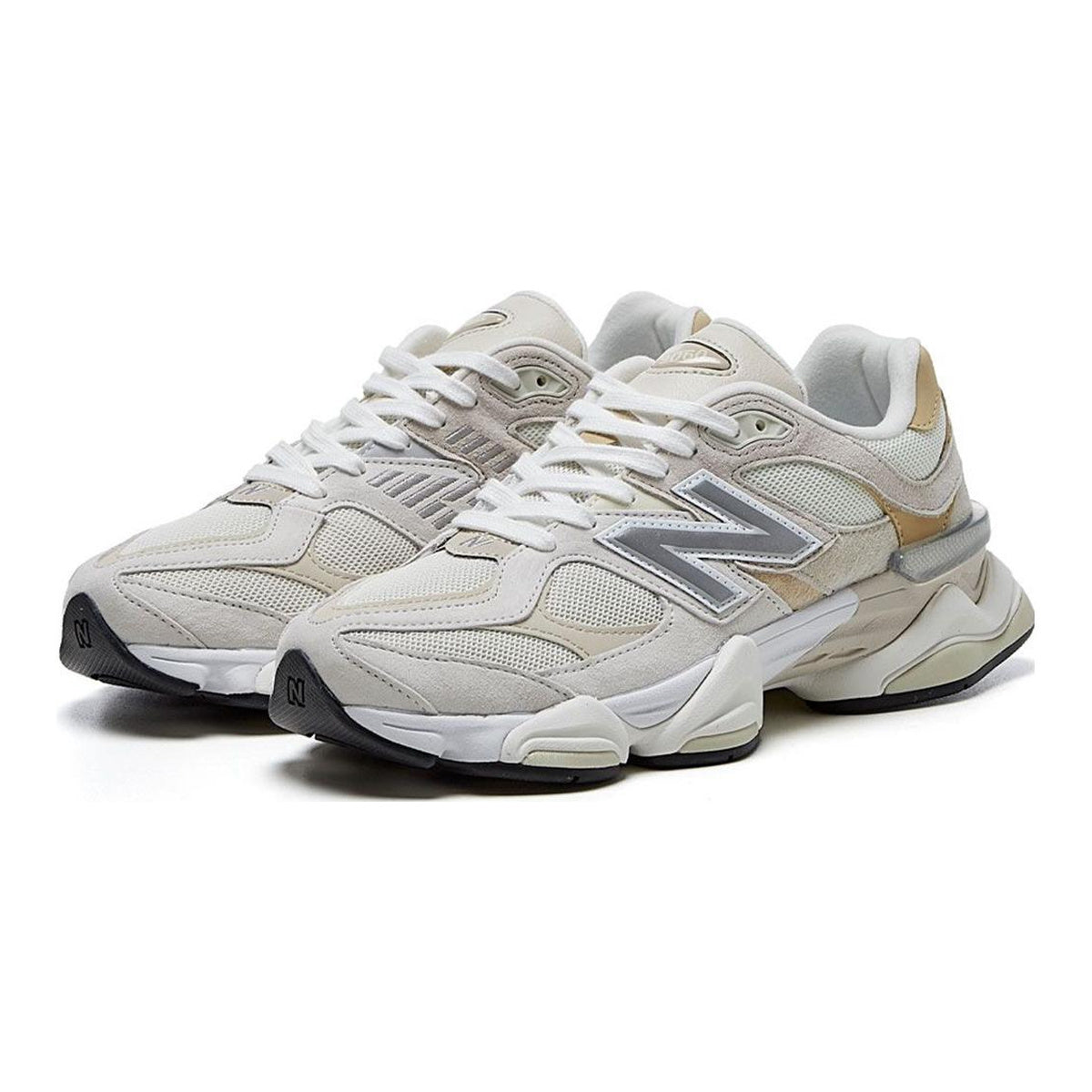 New Balance 9060 Unisex Chunky Suede Lifestyle Sneakers – Off White/Sand