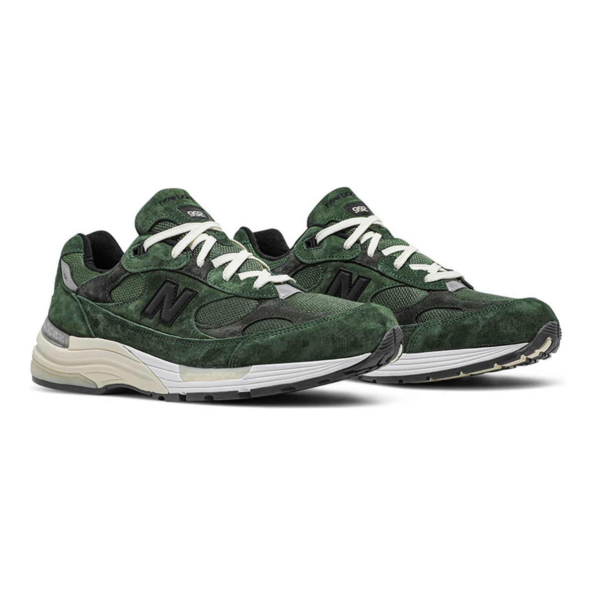JJJJound x New Balance 992 Unisex Suede Lifestyle Sneakers – Green