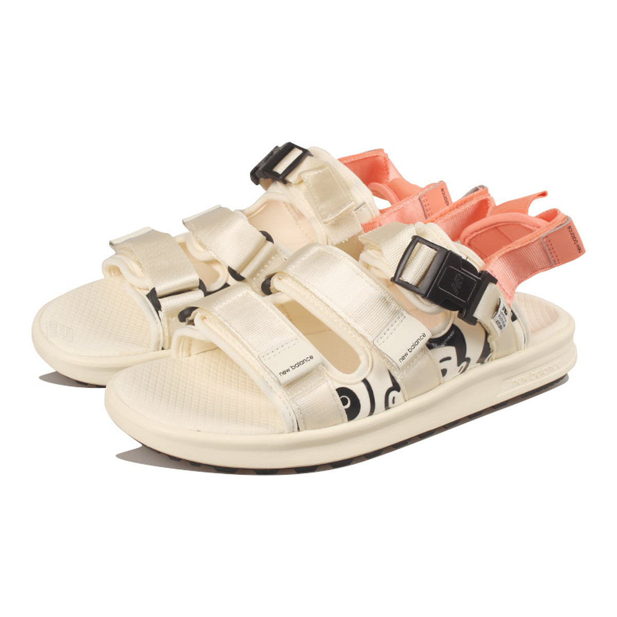 Noritake x New Balance 750 Unisex Sandals - Cream/Coral