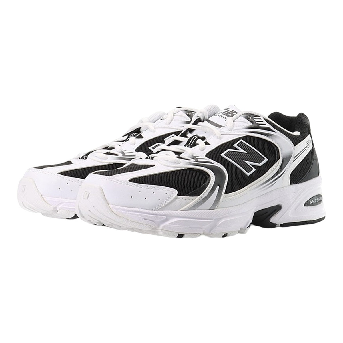 New Balance 530 Unisex Lifestyle Running Shoes – Black/White