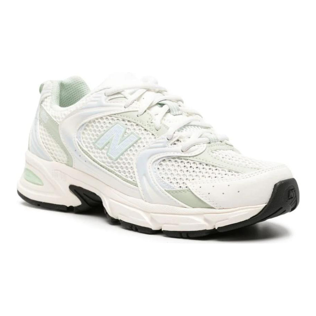 New Balance 530 Unisex Cushioned Lifestyle Running Shoes – White/Green