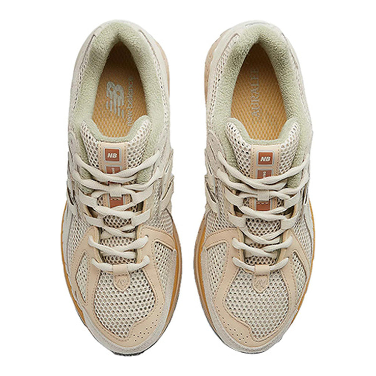 AURALEE x New Balance 1906R Unisex Mesh Lifestyle Running Sneakers – Angora/Honey