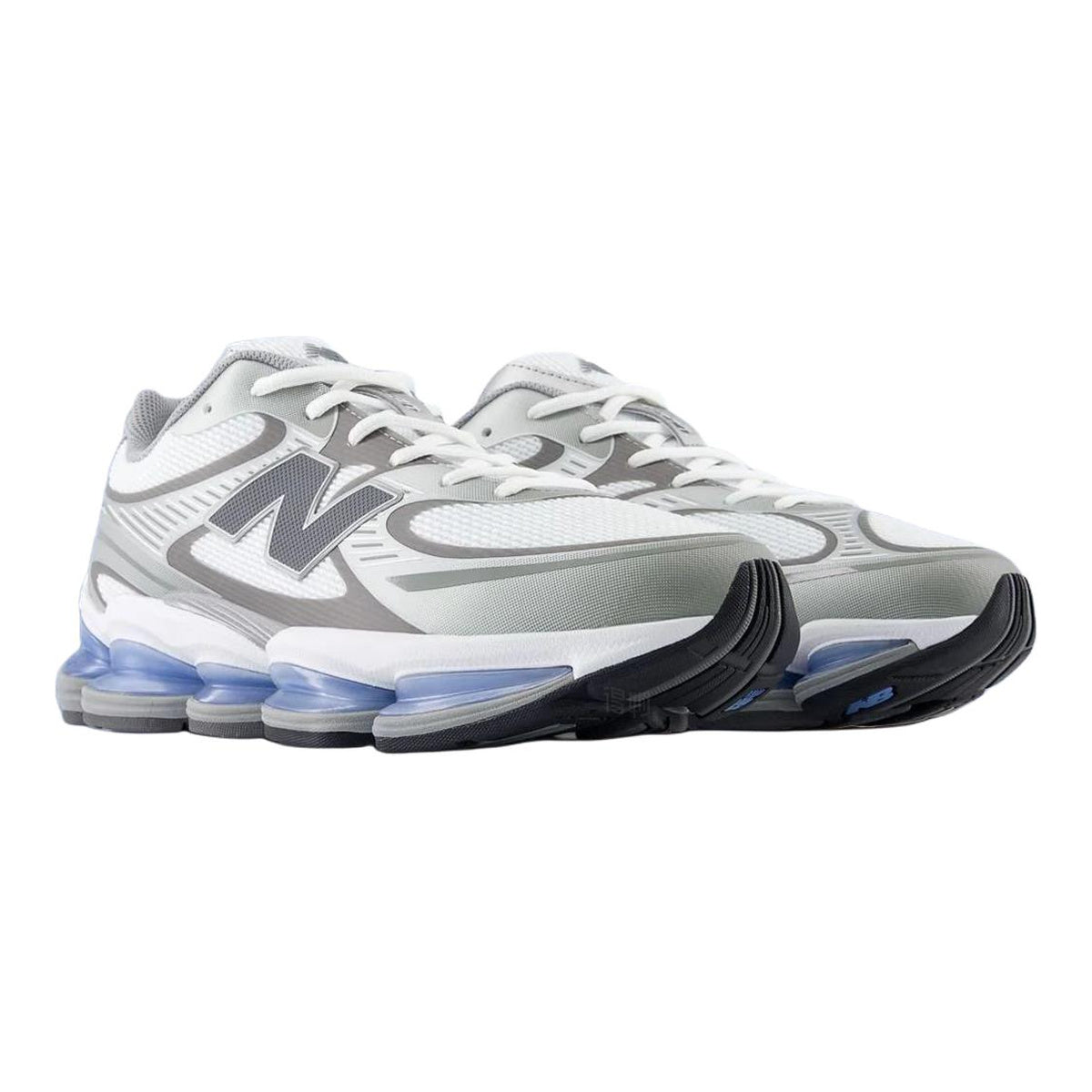 New Balance ABZORB 2000 Unisex Mesh Lifestyle Running Sneakers – White/Periwinkle