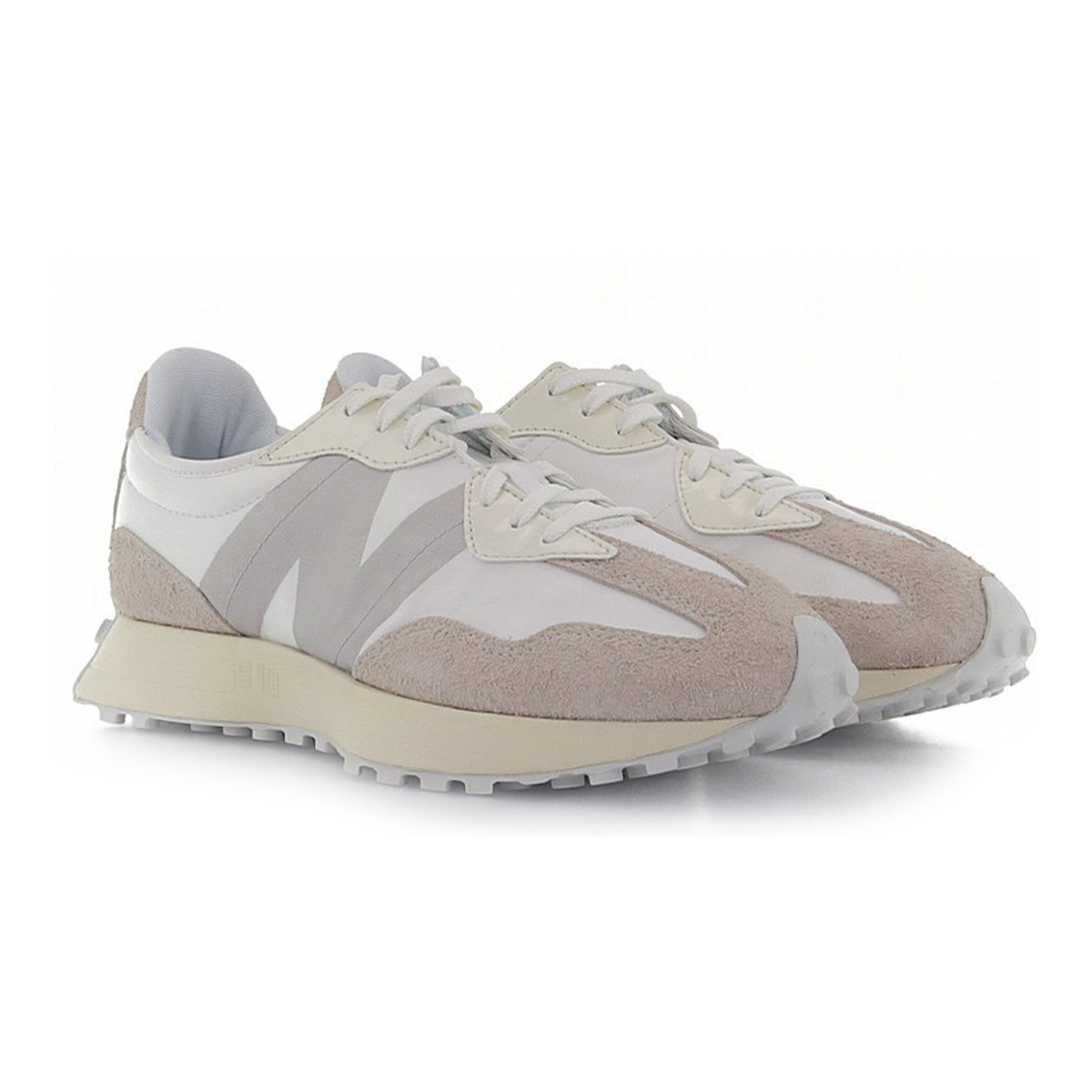 New Balance 327 Unisex Suede Lifestyle Sneakers – Sand/Grey