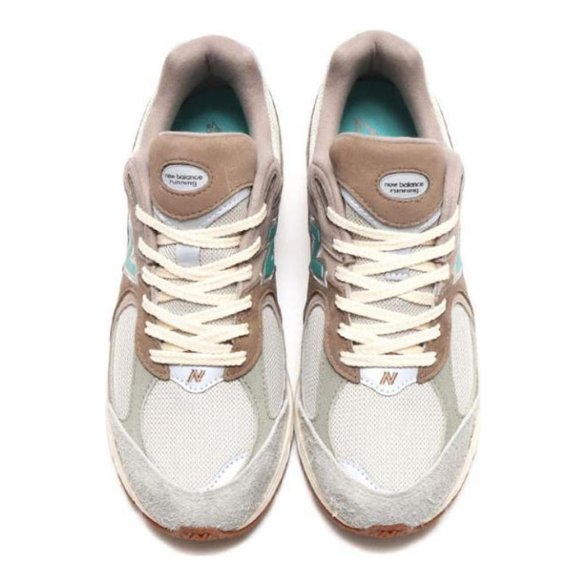 Atmos x New Balance 2002R Unisex Retro Running Shoes – Beige/Brown/Green