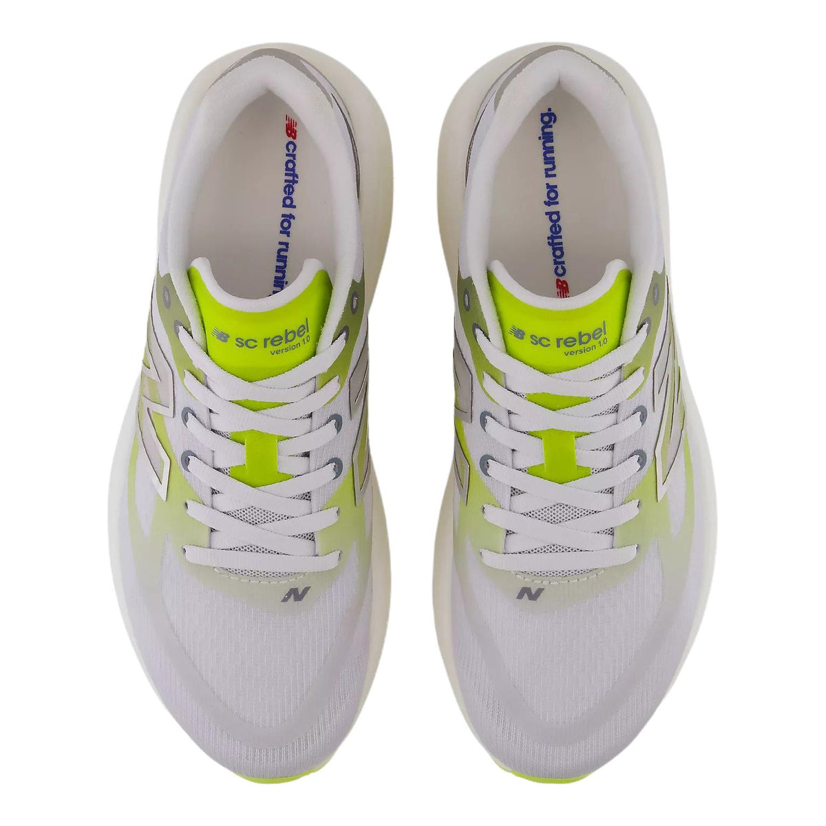 New Balance SuperComp Rebel V1 Unisex Running Shoes - Light Grey/Yellow