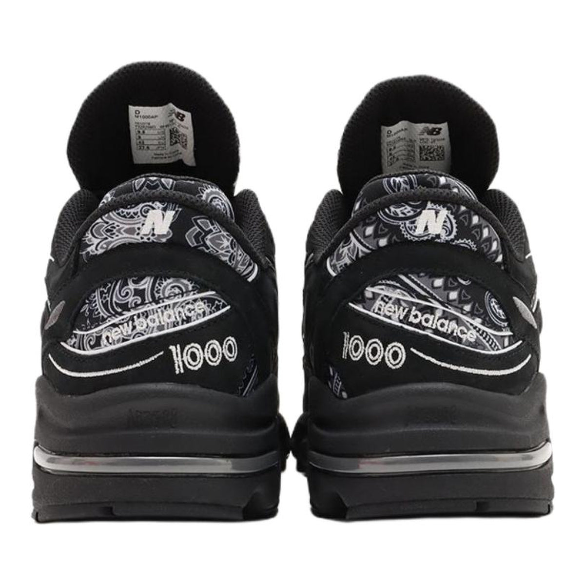 atmos x New Balance 1000 Bādhnū Men's Lifestyle Sneakers - Black/White