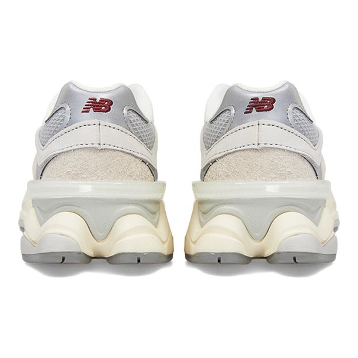 New Balance 9060 Unisex Chunky Suede Lifestyle Sneakers – Cream/Grey