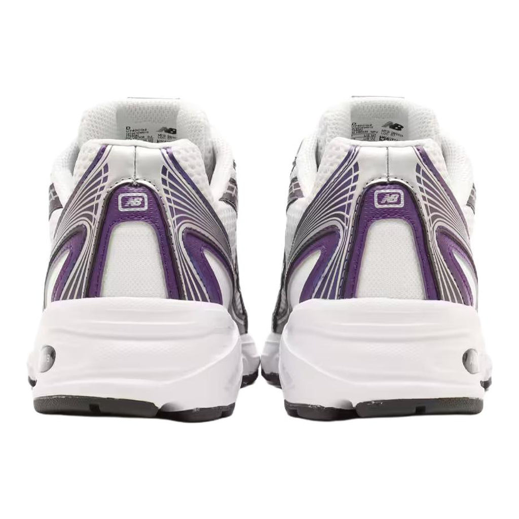 New Balance 740v2 Unisex Mesh Running Shoes – White/Violet/Indigo