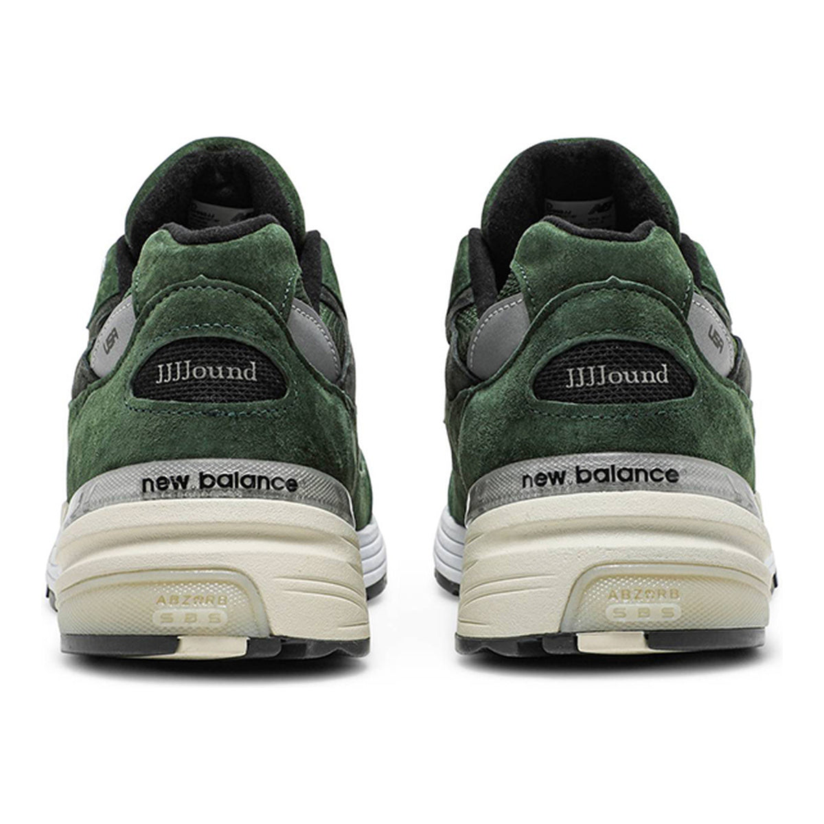 JJJJound x New Balance 992 Unisex Suede Lifestyle Sneakers – Green