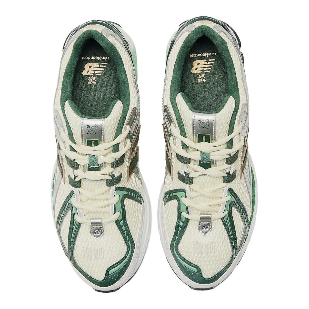 Aimé Leon Dore x New Balance 1906R Unisex Mesh Lifestyle Running Sneakers – White/Green