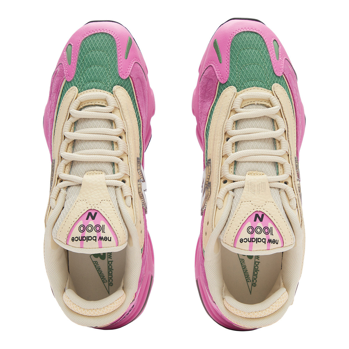 New Balance 1000 Unisex Lifestyle Sneakers - Pink/Beige
