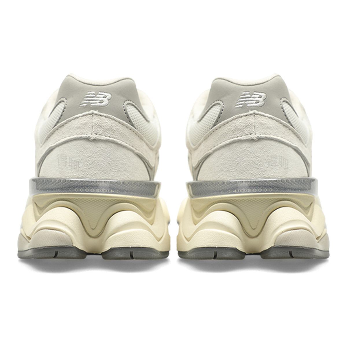 New Balance 9060 Unisex Chunky Suede Lifestyle Sneakers – White/Silver