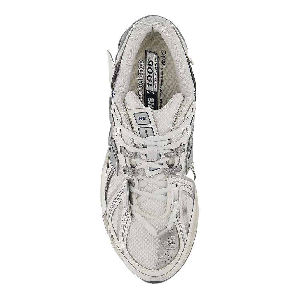 New Balance 1906A Unisex Mesh Lifestyle Running Sneakers – White/Silver