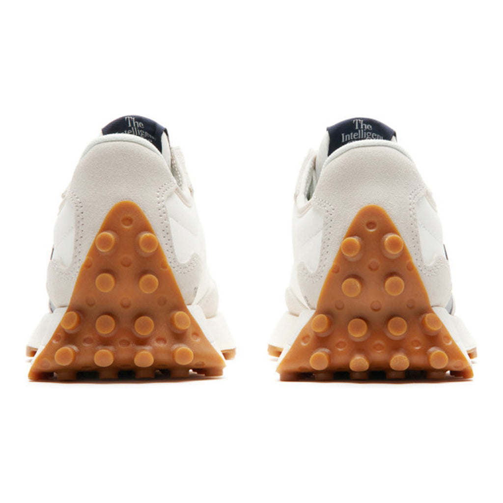 New Balance 327 Unisex Suede Lifestyle Sneakers – Cream/Navy