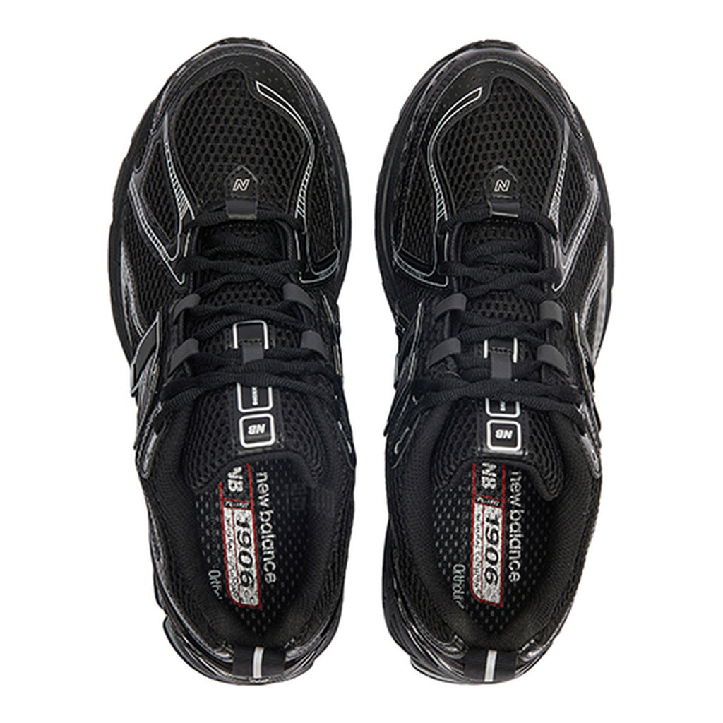 New Balance 1906R Unisex Mesh Lifestyle Running Sneakers – Black/Silver Metallic