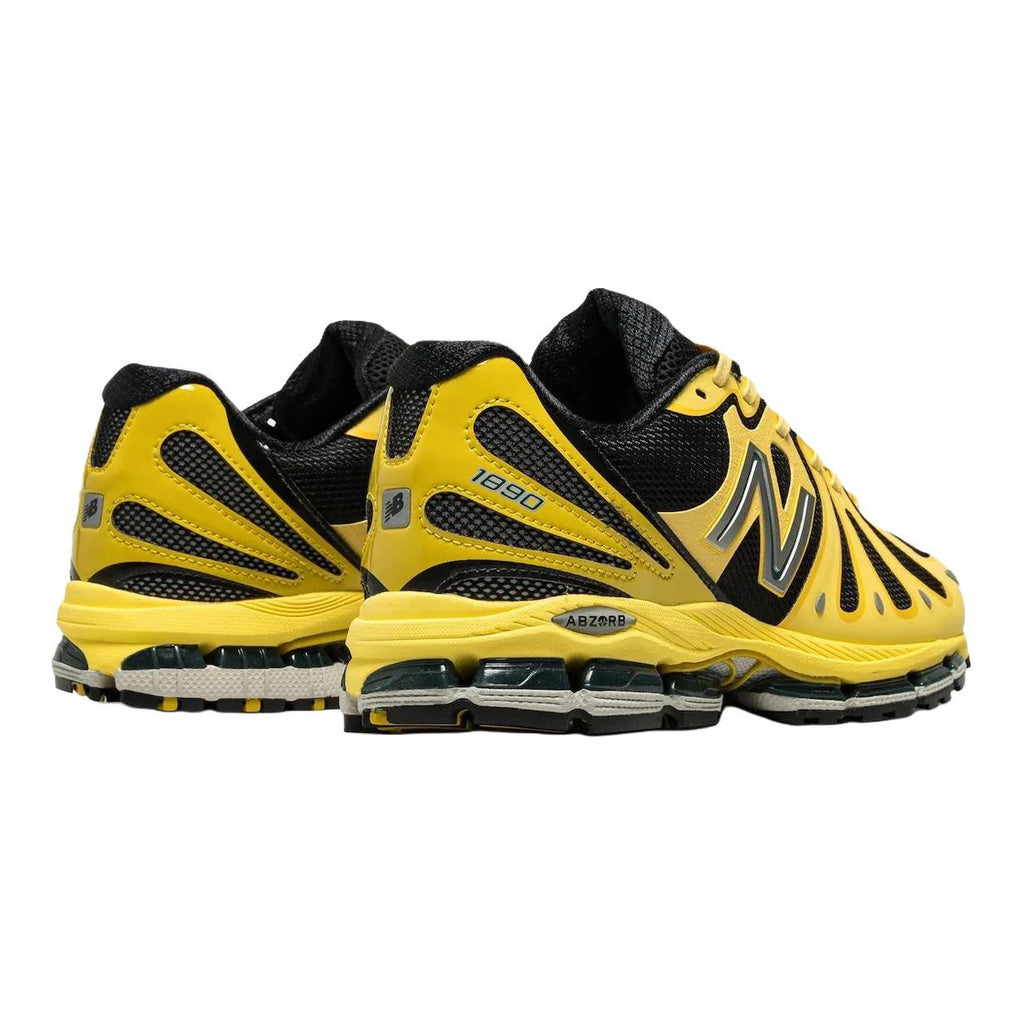 New Balance 1890 Unisex Mesh Lifestyle Running Sneakers – Lemon Yellow/Black