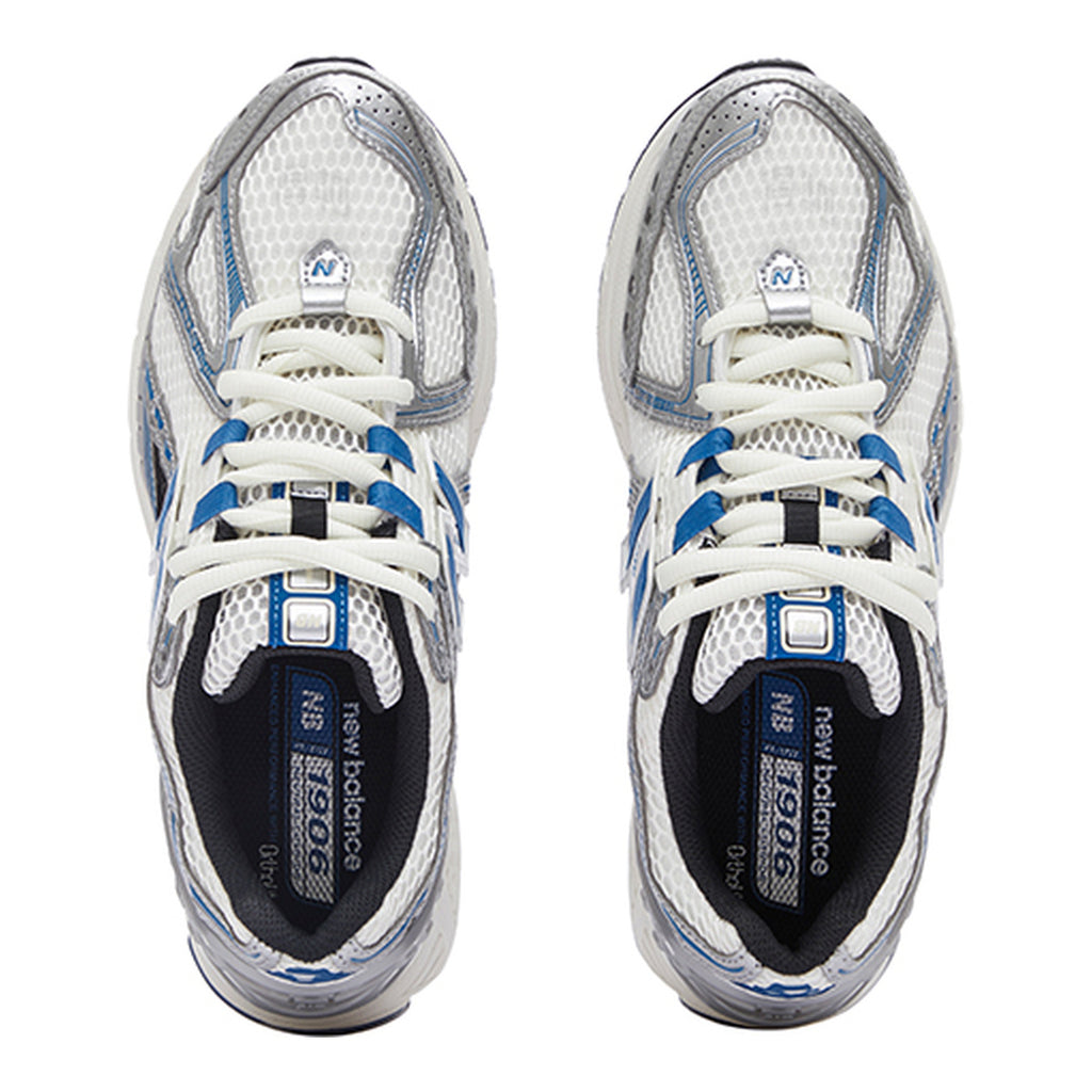 New Balance 1906R Unisex Mesh Lifestyle Running Sneakers – White/Blue