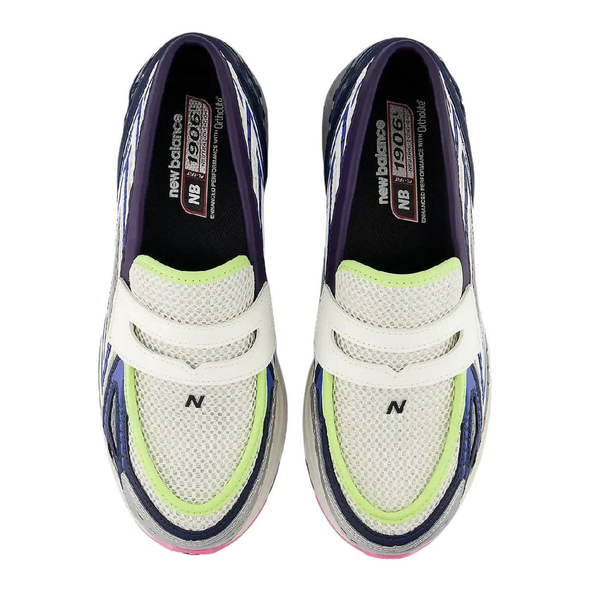 New Balance 1906L Unisex Loafers - Cream/Blue/Pink